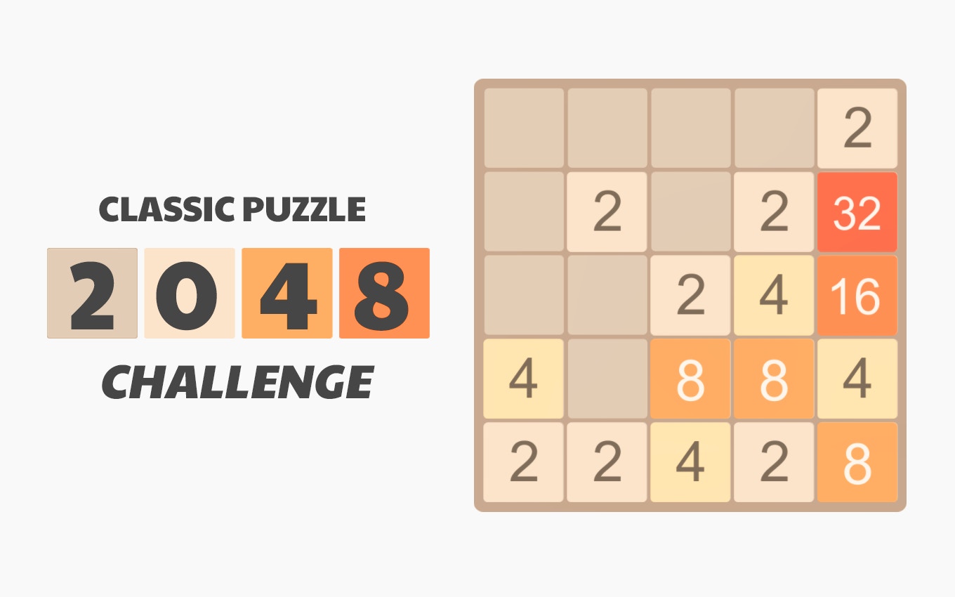 Advanced 2048 Classic Puzzle - Challenge