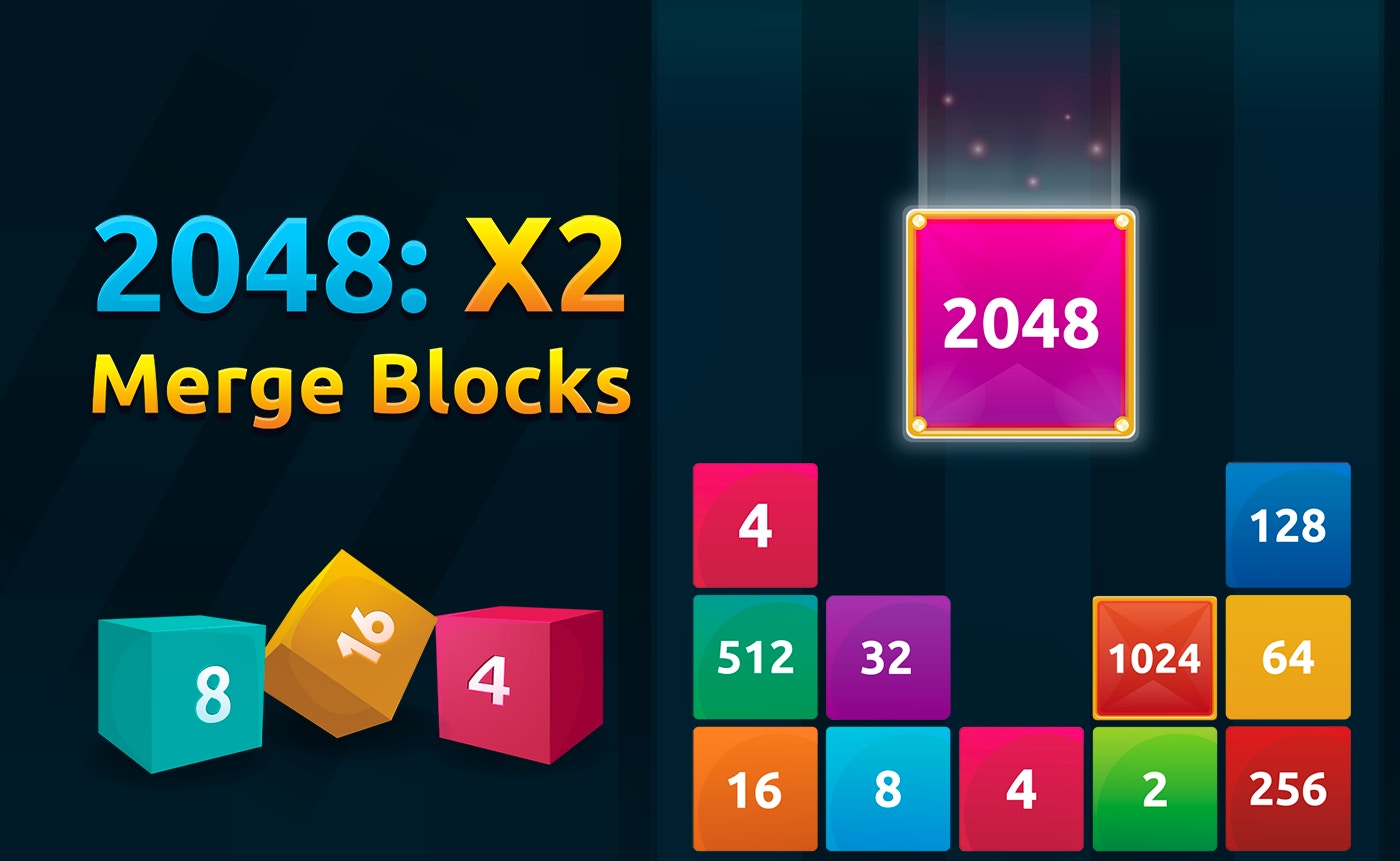 2048 X2 Merge Blocks Pro