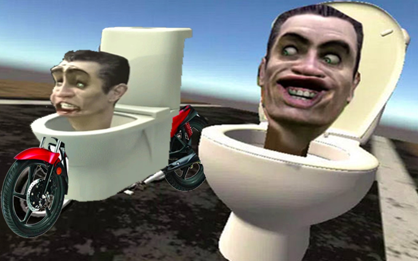 Enhanced Bike Stunt skibidi Toilet